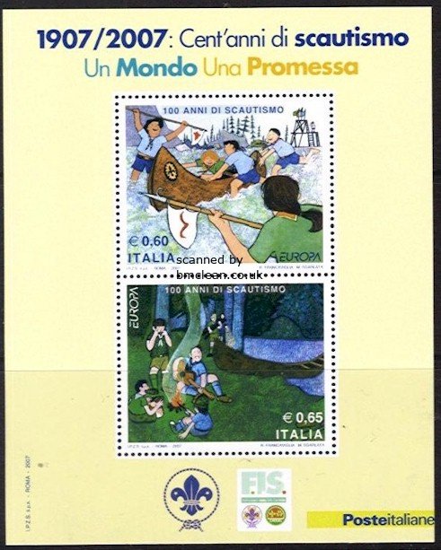 (image for) 2007 Italy (M/S)