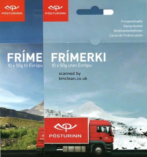 (image for) 2013 Iceland (Booklets x 2)