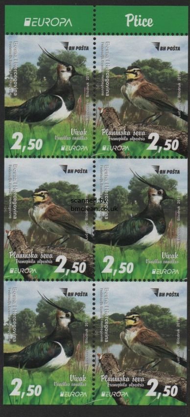 (image for) 2019 Bosnia Herzegovina (Booklet Pane)