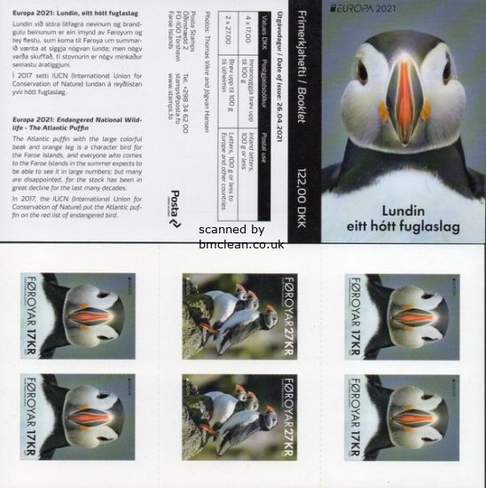 (image for) 2021 Faeroe Islands (Booklet)