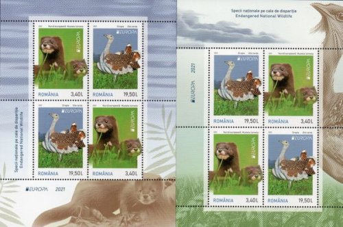(image for) 2021 Romania (M/S x 2)