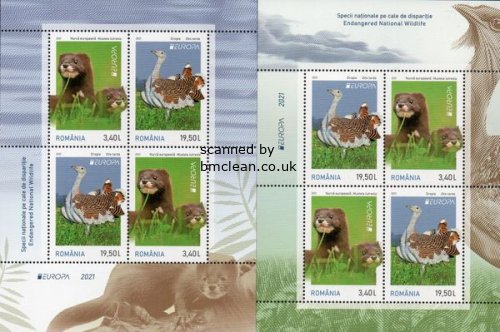 (image for) 2021 Romania (M/S x 2)