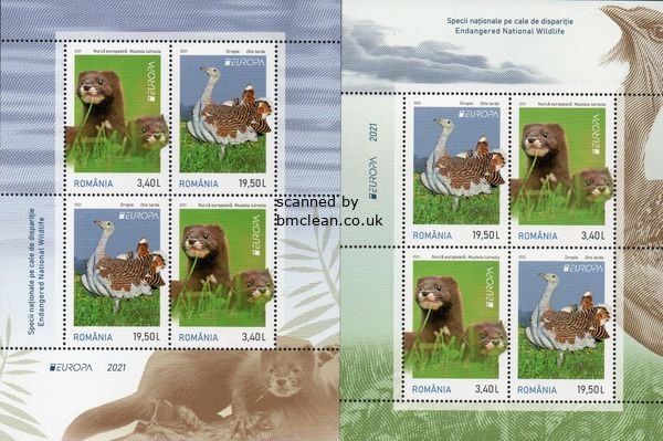 (image for) 2021 Romania (M/S x 2)
