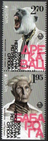 (image for) 2022 Bosnia Herzegovina - Serbia (Ex Booklet)
