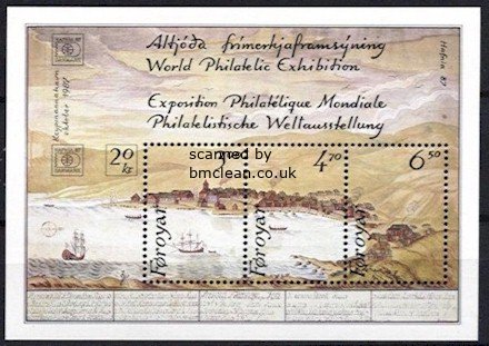 (image for) 1986 Hafnia 87 1st Issue (M/S)