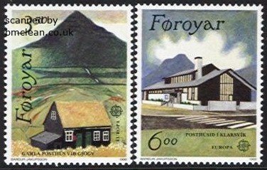 (image for) 1990 Europa - P.O. Buildings - Click Image to Close