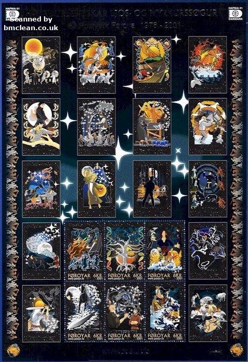 (image for) 2001 Nordic Myths & Legends (M/S)