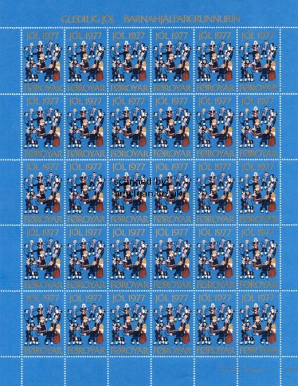 (image for) 1977 Christmas Seals Sheet (Imp.)