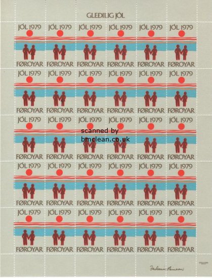 (image for) 1979 Christmas Seals Sheet (Perf.)