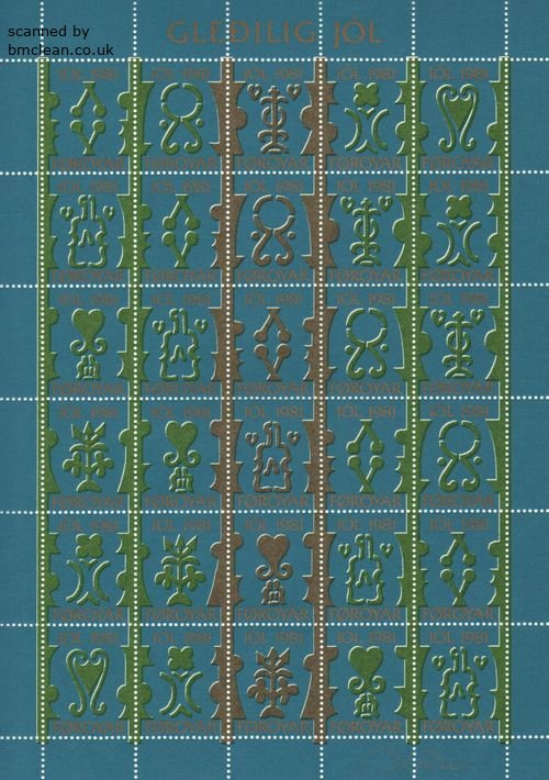 (image for) 1981 Christmas Seals Sheet (Perf.)