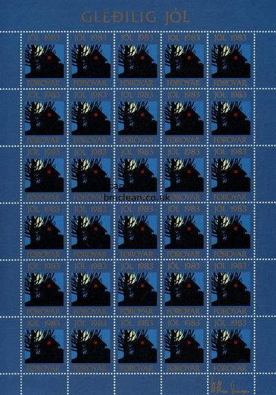 (image for) 1983 Christmas Seals Sheet (Imp.)