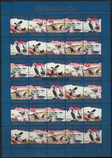 (image for) 1984 Christmas Seals Sheet (Imp.)