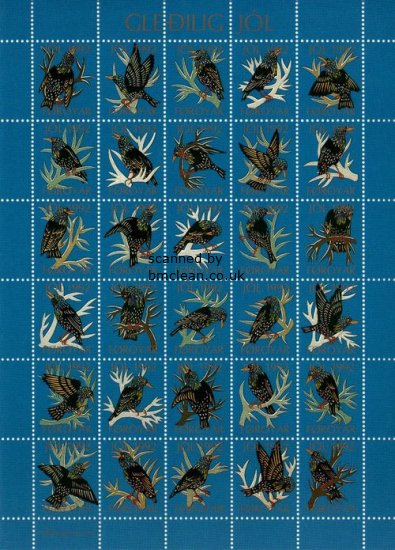 (image for) 1992 Christmas Seals Sheet (Perf.)