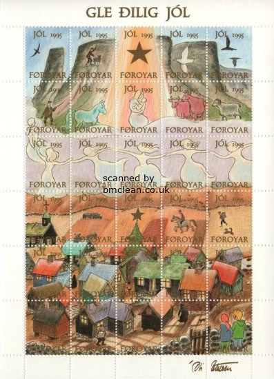 (image for) 1995 Christmas Seals Sheet (Imp.)