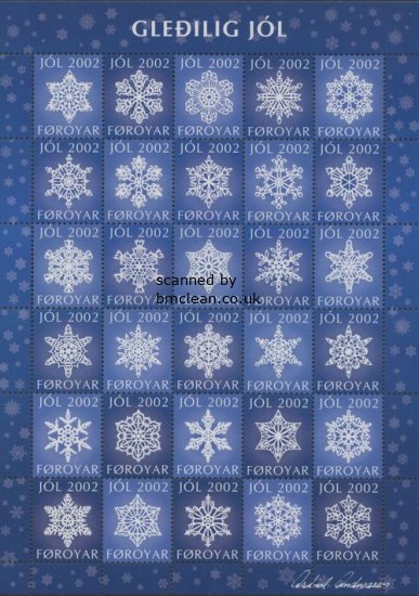 (image for) 2002 Christmas Seals Sheet (Imp.)