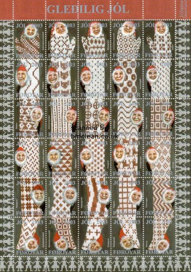 (image for) 2003 Christmas Seals Sheet (Perf.)