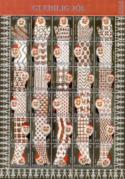 (image for) 2003 Christmas Seals Sheet (Imp.)