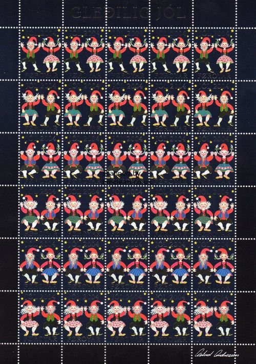(image for) 2004 Christmas Seals Sheet (Perf.)
