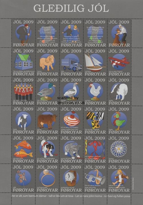 (image for) 2009 Christmas Seals Sheet