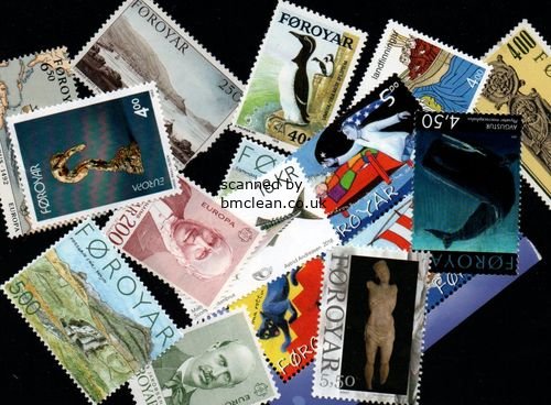 (image for) Small Postage Lots Faroe Islands - Click Image to Close