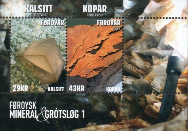(image for) 2022 Faroese Minerals (M/S) - Click Image to Close