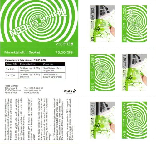 (image for) 2016 Europa - Think Green (Booklet)