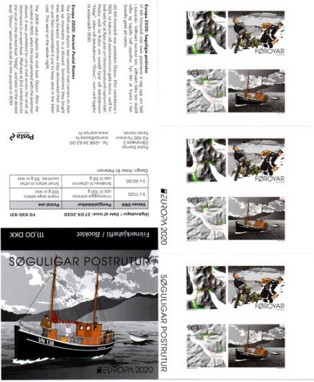 (image for) 2020 Europa - Postal Routes (Booklet)