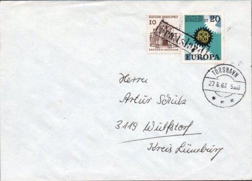 (image for) 1967 Incoming Ships Mail - From Iceland