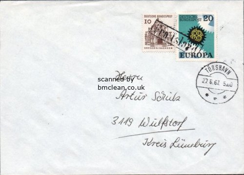 (image for) 1967 Incoming Ships Mail - From Iceland