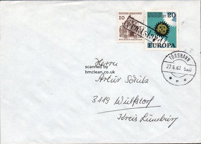 (image for) 1967 Incoming Ships Mail - From Iceland