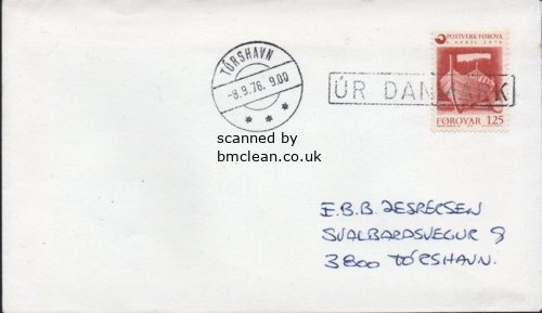 (image for) 1976 Incoming Ships Mail - From Denmark
