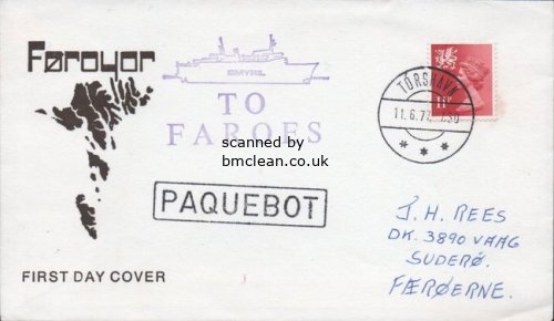 (image for) 1977 Incoming Ships Mail - From UK