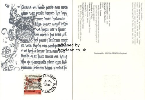 (image for) 1981 Historic Writings Maximum Card (Private)