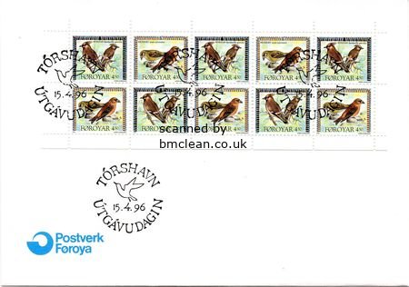 (image for) 1996 Birds - Booklet Pane