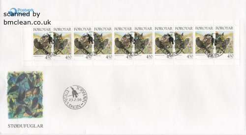 (image for) 1998 Birds (Booklet Pane)