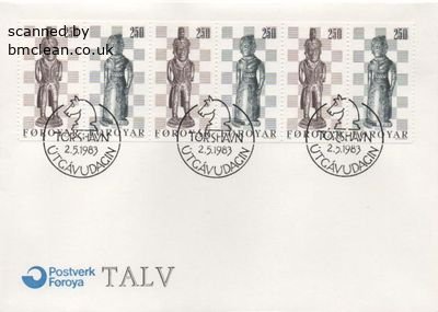 (image for) 1983 Chess - Booklet Pane (FDC)