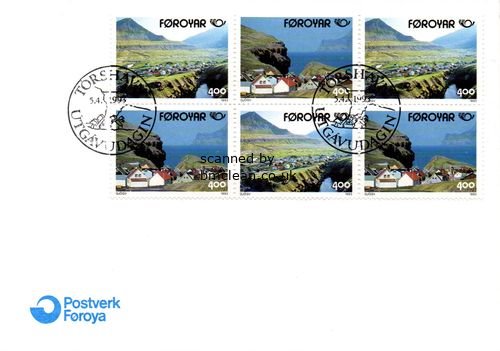(image for) 1993 Nordic - Gjogv Booklet Pane
