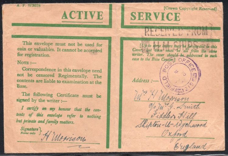 (image for) 1940 Active Service Cover