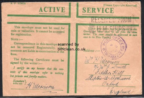 (image for) 1940 Active Service Cover