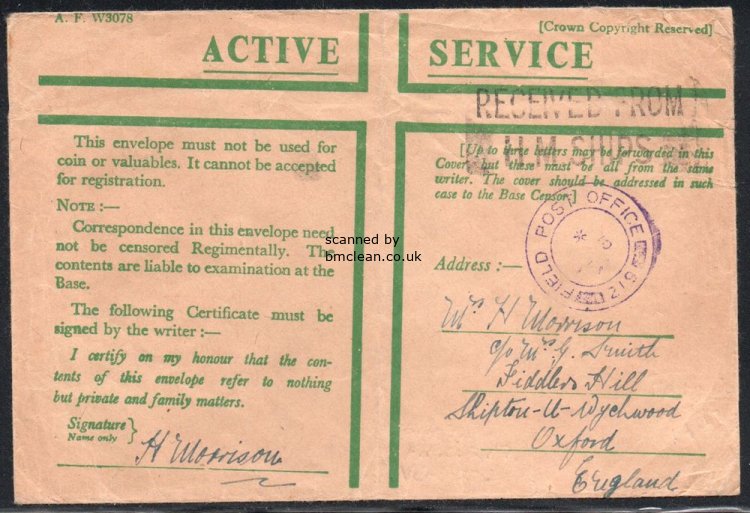(image for) 1940 Active Service Cover