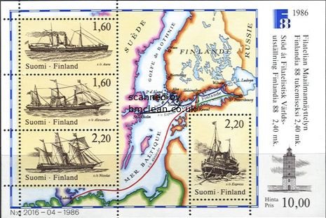 (image for) 1986 Finlandia 88 (2nd Issue) M/S