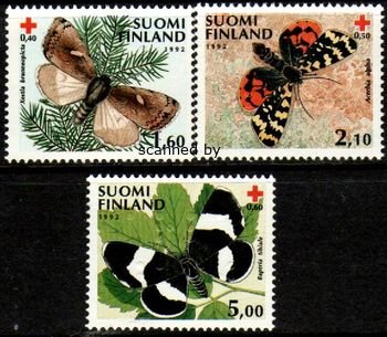 (image for) 1992 Red Cross - Moths