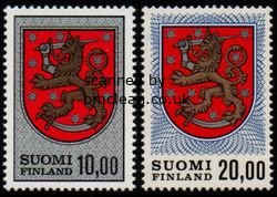 (image for) 1974 & 1978 Finnish Arms