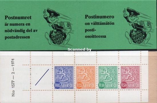 (image for) 1974 Lion Definitives - Green