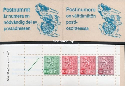 (image for) 1975 Lion Definitives - White & Blue (1597)