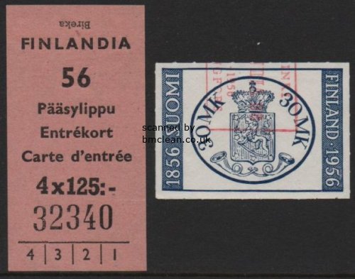 (image for) 1956 Stamp Centenary & Exhibition Used