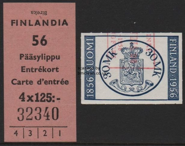 (image for) 1956 Stamp Centenary & Exhibition Used