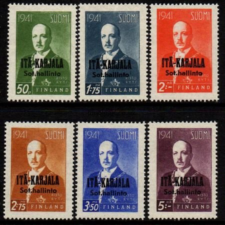 (image for) 1941 President Ryti Overprints