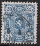 (image for) 1885 25p Ultramarine Perf 12½ (used)