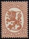 (image for) 20p Brown Perf 14½ x 15